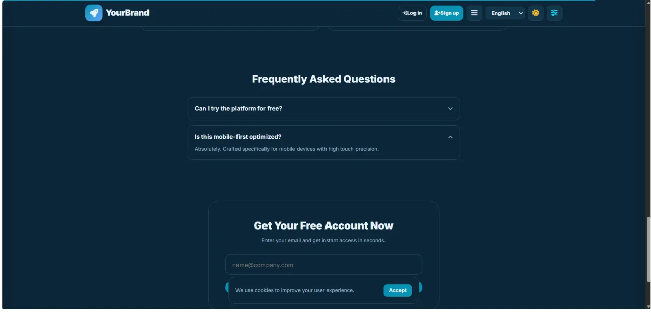 SaaS Landing Page HTML Template 10 Themes, 5 Languages — screenshot 4
