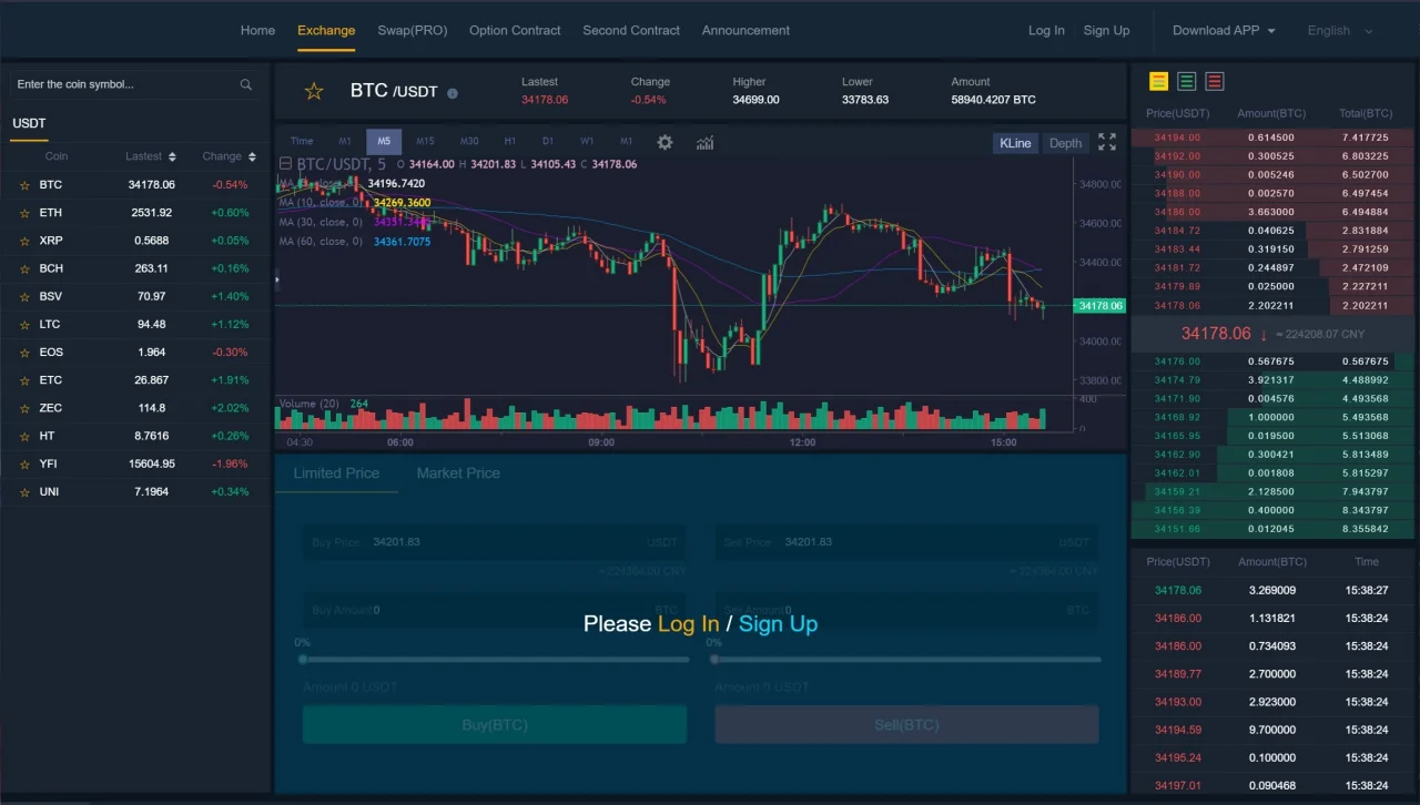 Febit Crypto Trading Platform — screenshot 2