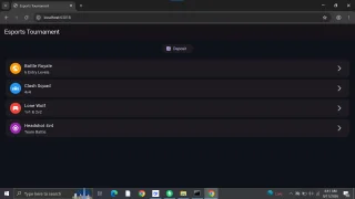 Esports Tournament App - Flutter + Firebase