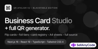 QR Coder Atelier Black Fable v2