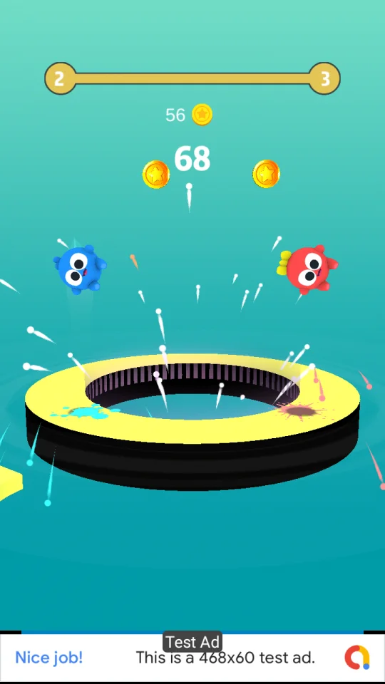 Fall to Rescue Unity Source Code AdMob Unity Ads — screenshot 4