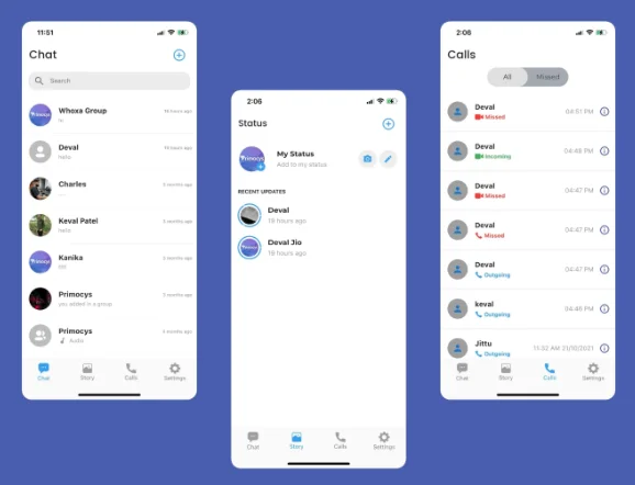 WhatsApp Clone App | Chat, Audio, Video App Flutter Android and iOS with Admin Panel — screenshot 6