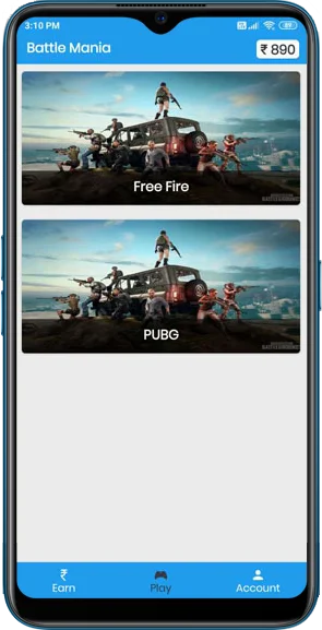 BattleMania with Web Version - Tournament App with Website & Admin Panel for PUBG / Free Fire / COD — screenshot 2