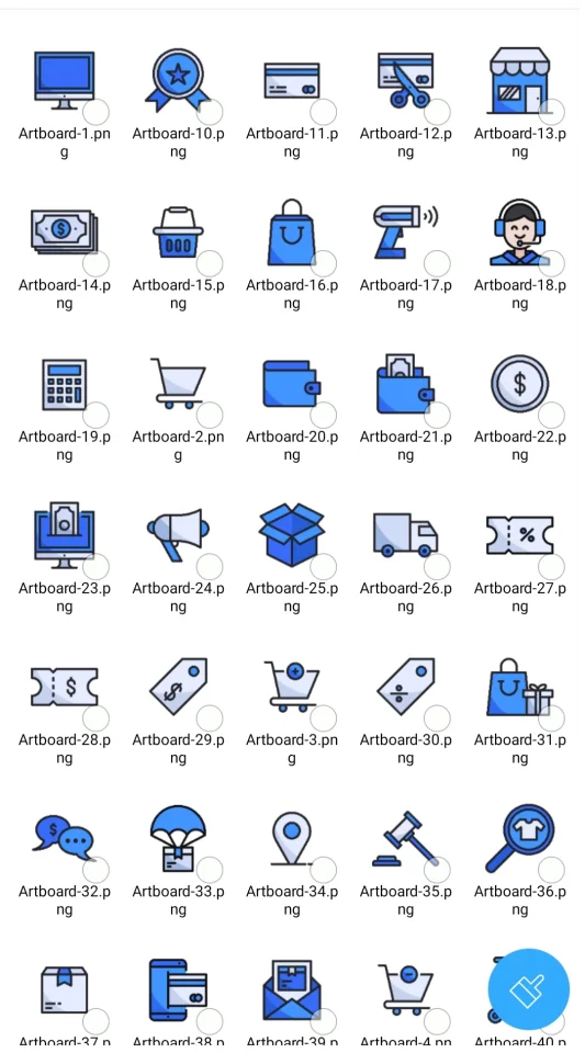 50 eCommerce Icons PNG-SVG — screenshot 3