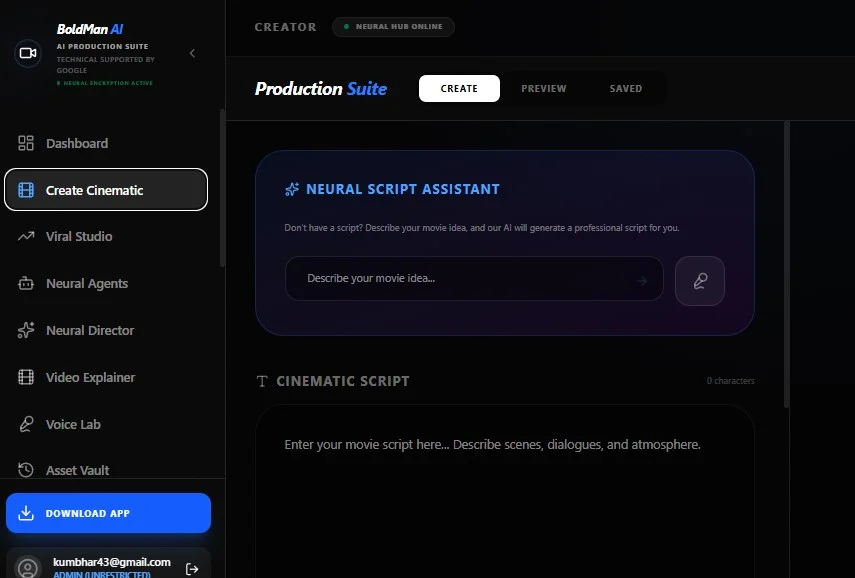 Boldman AI Production Suite — screenshot 2