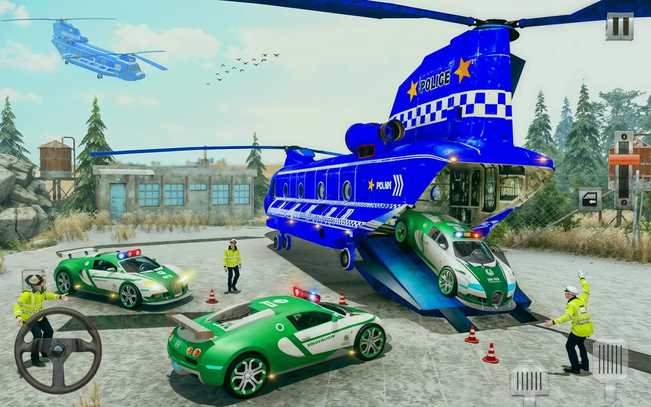 Police Vehicle Transport Simulator (Unity + Gley) — screenshot 1
