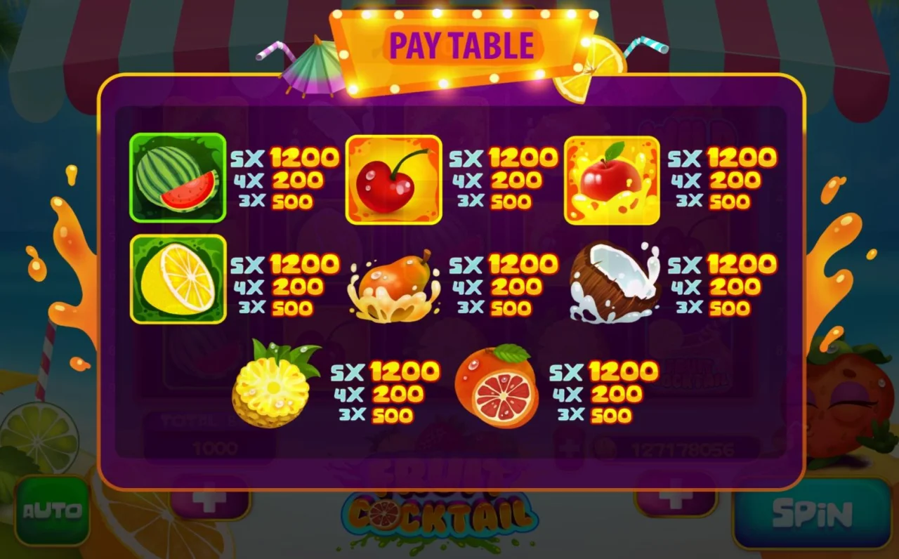 Fruit Cocktail Slot Game — screenshot 3
