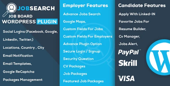 JobSearch WP Job Board WordPress Plugin — screenshot 1