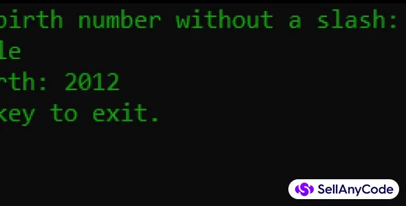 Birth Number