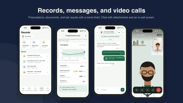 Clinica - Doctor Appointment UI Kit for Flutter — screenshot 3