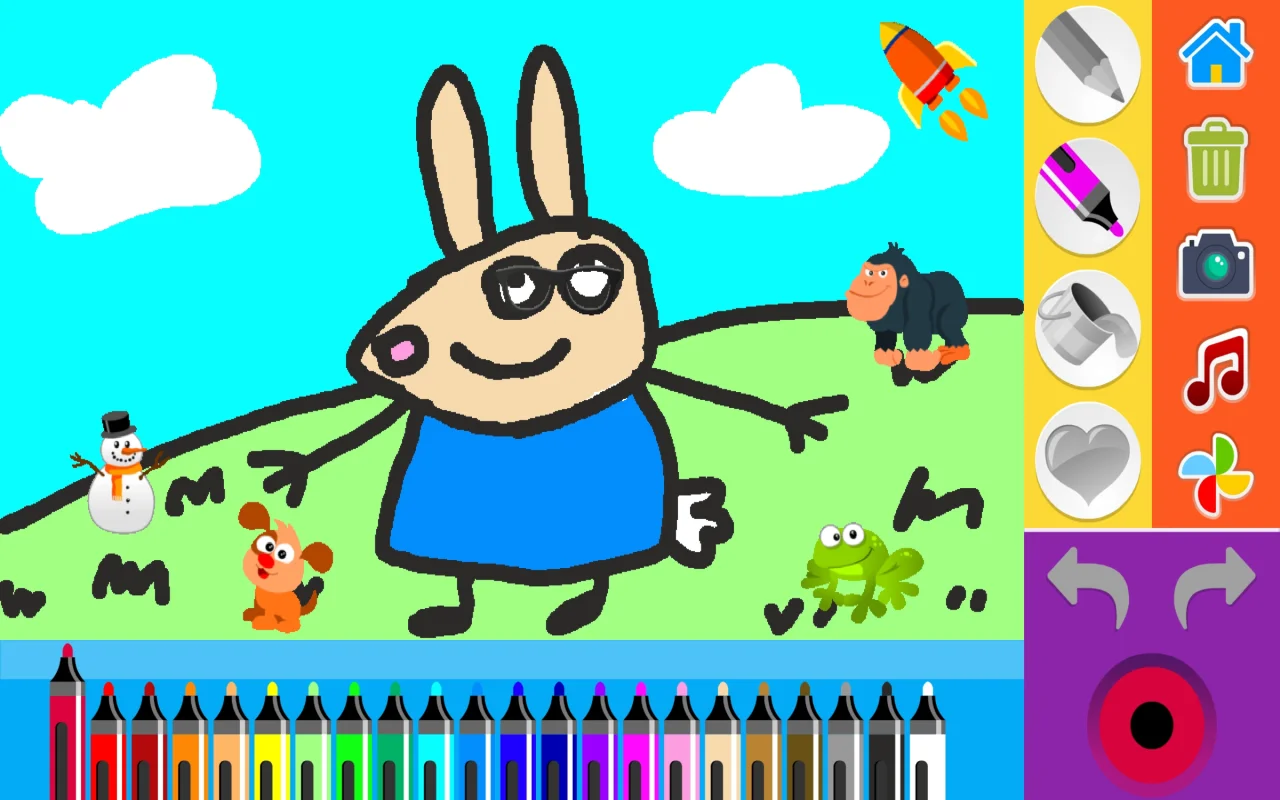 Coloring Book Kids Game | Unity Project with AdMob for Android and iOS — screenshot 3