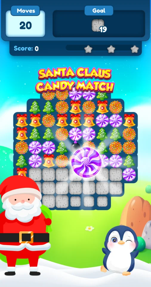 Santa Claus Candy Match - Christmas Games — screenshot 5