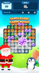 Santa Claus Candy Match - Christmas Games