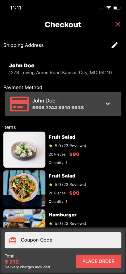 Resaurant App with Source Code — screenshot 6