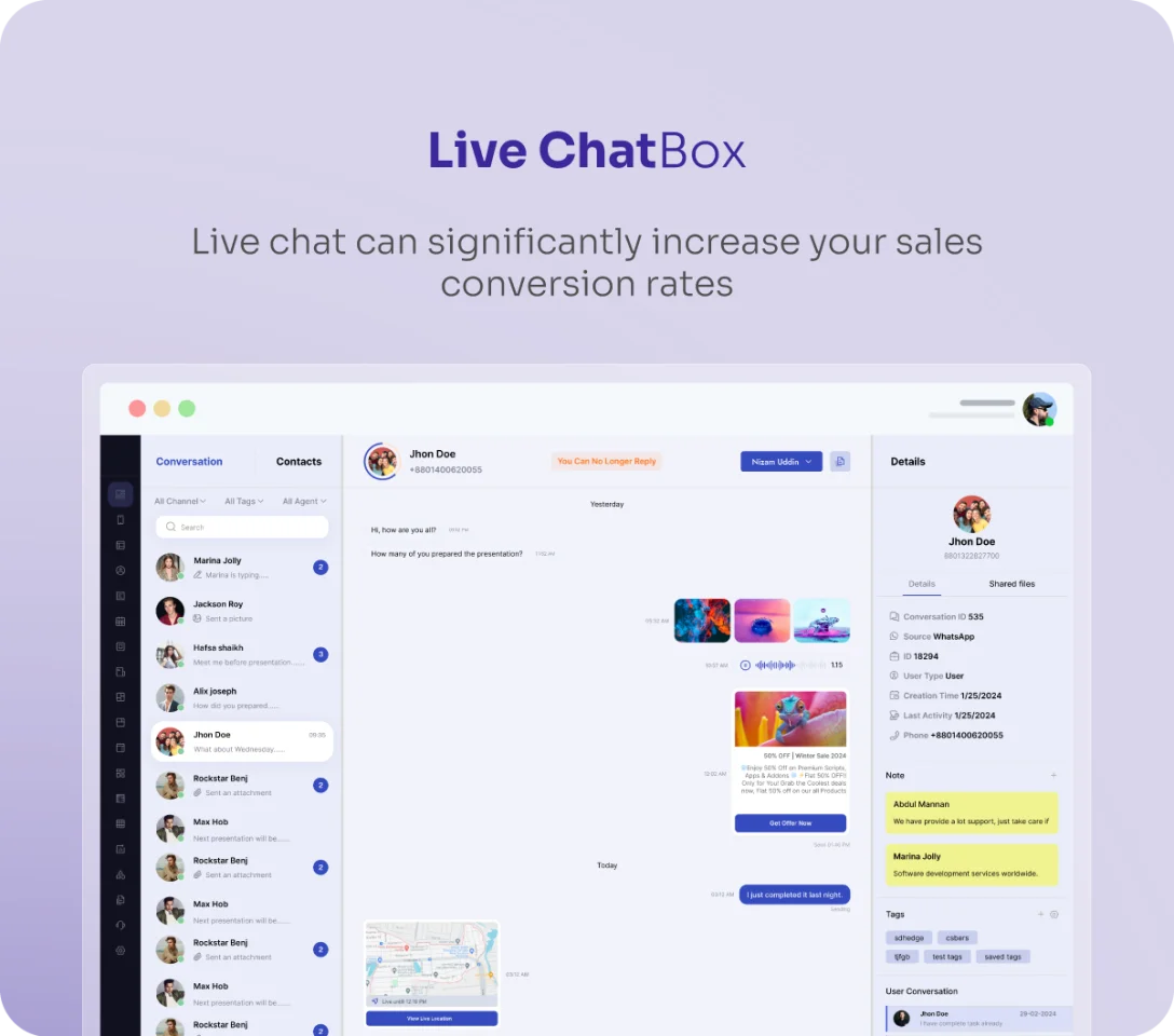 SaleBot - WhatsApp and Telegram Marketing SaaS - ChatBot & Bulk Sender — screenshot 1