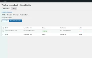 StockAlert Pro - WooCommerce Back in Stock Notifier