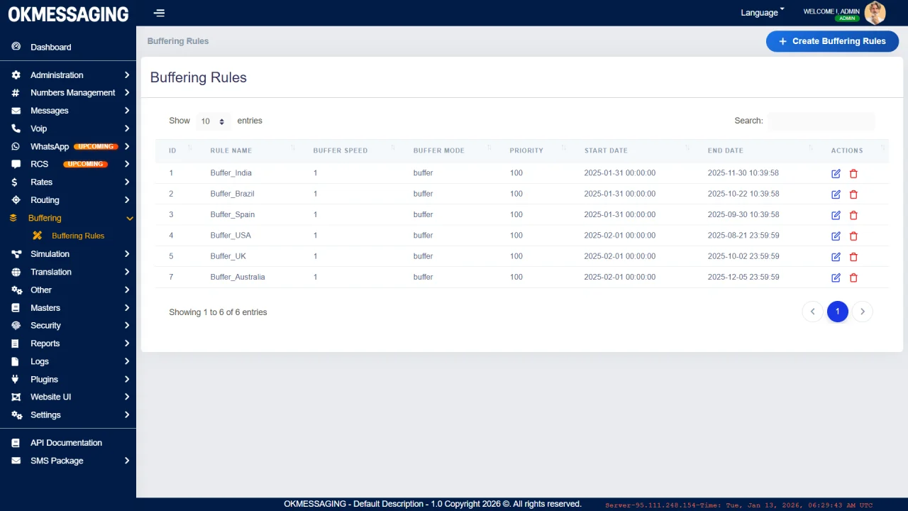 OKMESSAGING Enterprise Grade Omni-Channel CPaaS Platform (SMS, Voice, WhatsApp) — screenshot 4