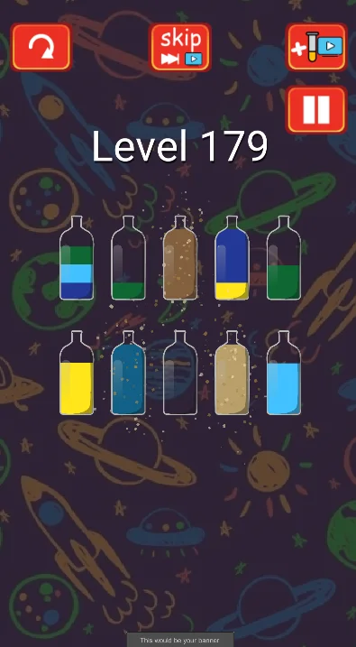 Liquid Sort, Water Sort Puzzle, (Complete Unity Game +Unity Ads) — screenshot 6