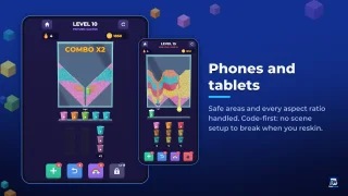 Voxel Sand: 3D Sand Sort Puzzle, Unity Game Template