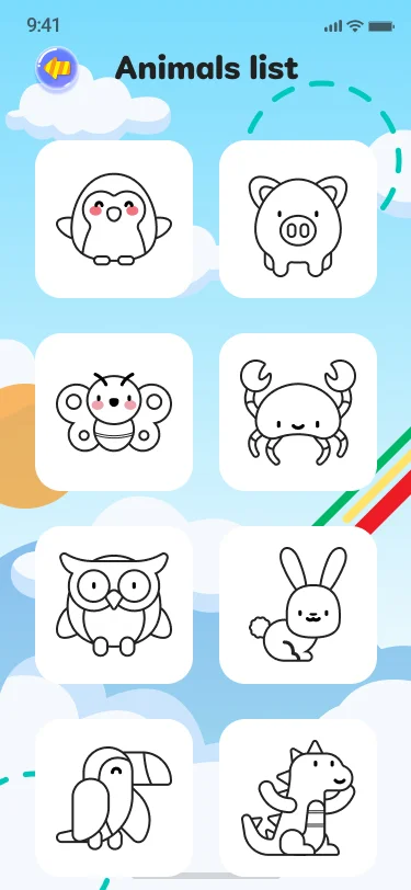 Kids Draws - React Native App — screenshot 1
