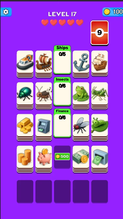 Category Sort Puzzle 2D Unity Game Template — screenshot 4
