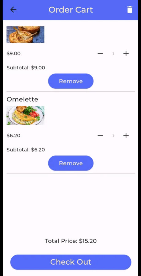 Food Ordering App — screenshot 4