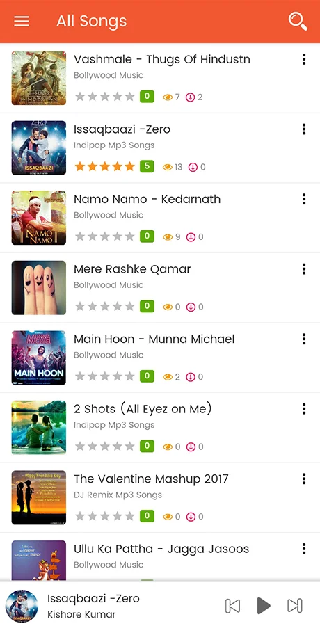 Android Music Player - Online MP3 (Songs) App — screenshot 7