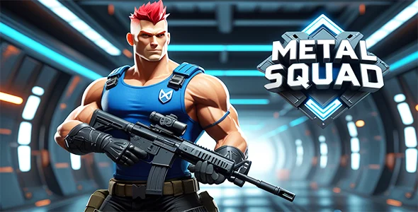 Metal Squad Unity 2D Shooter Game — screenshot 1