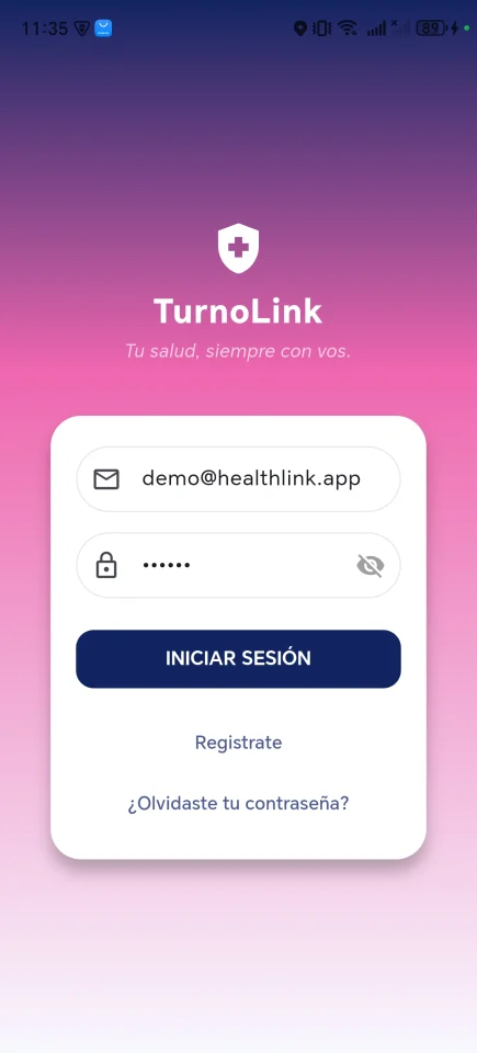 TurnoLink Appointment Booking System | Flutter Mobile App + Admin Panel — screenshot 4