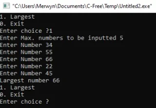 Largest Number from 'N' Numbers
