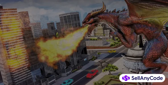 Flying Dragon City Attack: Dragon Simulator