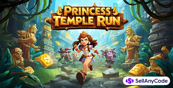 Princess Temple Run Unity Endless Runner Template