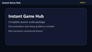 Instant Game Hub