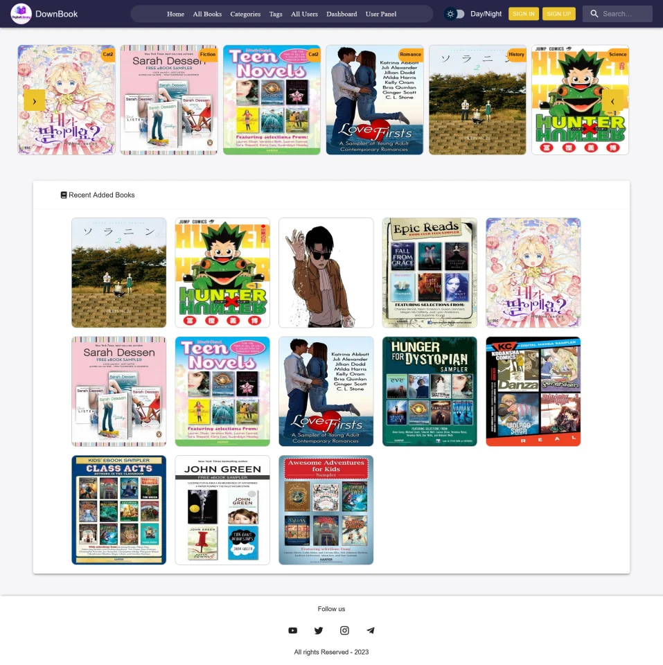 DownBook — screenshot 1