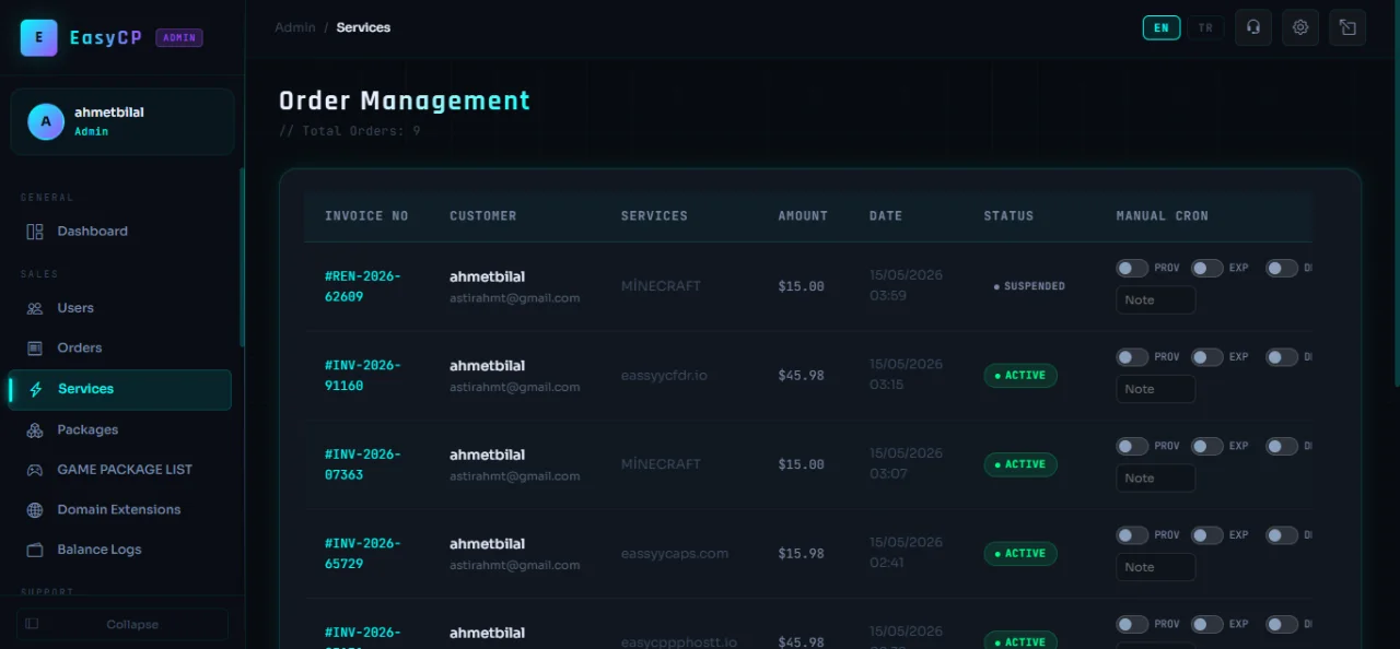 EasyCP — screenshot 2