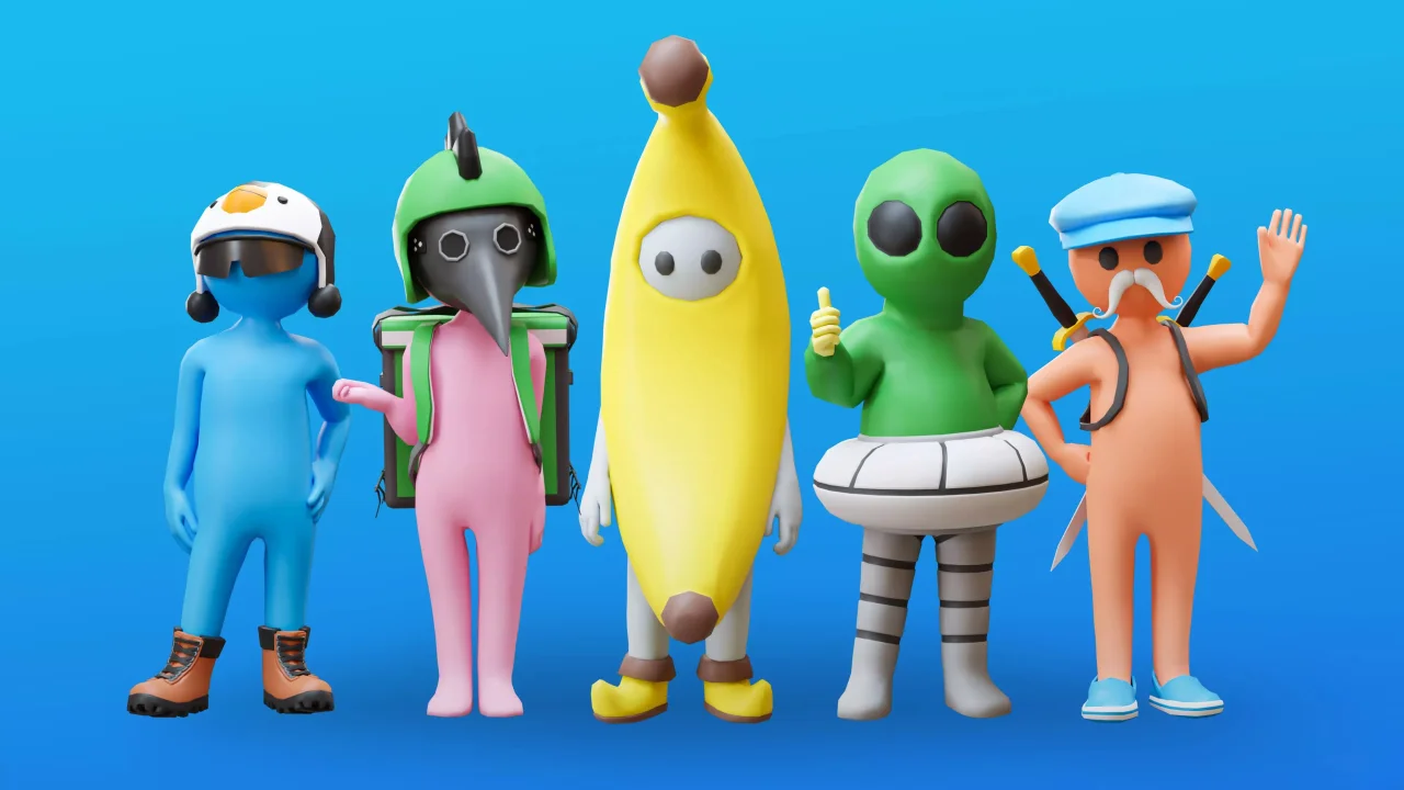 Funny Characters - Animated Low Poly 3D Models — screenshot 3