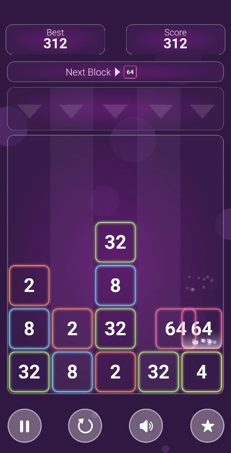 Number Drop (Unity Game+AdMob+iOS+Android) — screenshot 3