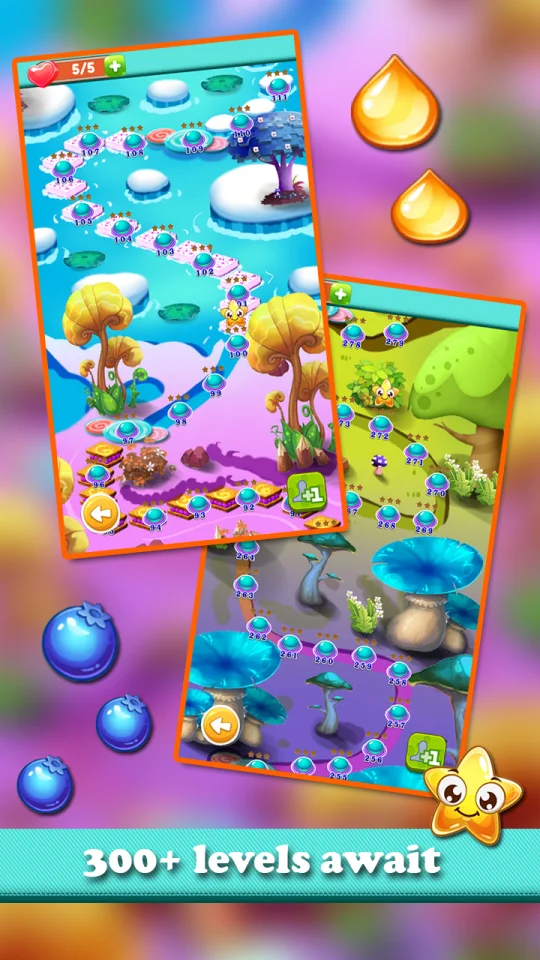 Magic Forest-Match 3 Puzzle Unity 2020.3.3f1- 64 Bit Enabled — screenshot 1
