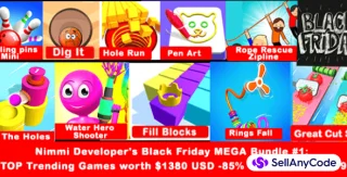 Nimmi Developer’s Black Friday Mega Bundle #1: 10 Top Trending Games