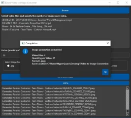 Batch Video to Image Converter