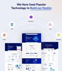 Hostim - Web Hosting Services HTML Template with WHMCS