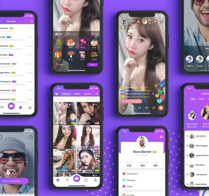 Live Streaming Pk Battle Multi Live Voice Chat Room Beauty Filter with Admin — screenshot 1