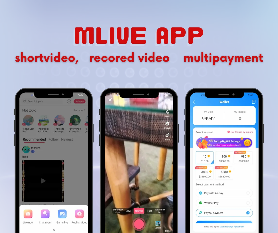 MLive App Short Video-Live Streaming-Voice Chat-eCommerce — screenshot 3