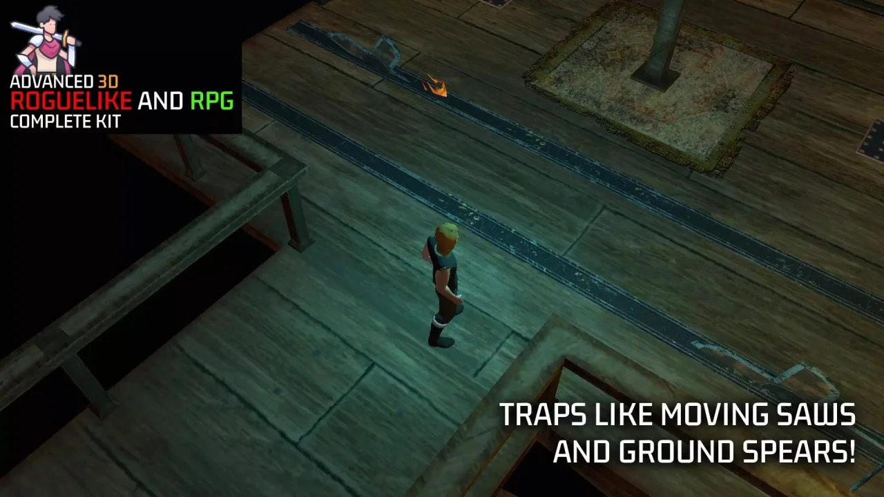 3D Roguelike RPG Complete Kit for Mobile and PC: TPS, Enemy AI, Puzzle and Props — screenshot 2