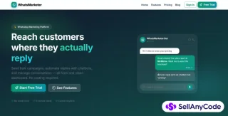 WhatsMarketer - Laravel WhatsApp marketing SaaS