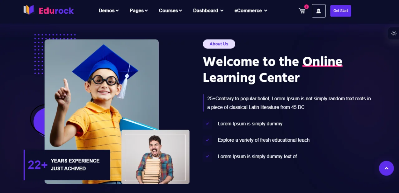 Online Learning School Template with Student, Teachers and Admin Dashboard — screenshot 3