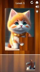 Cute Cat Jigsaw Puzzle[ Construct 3, HTML 5 ]