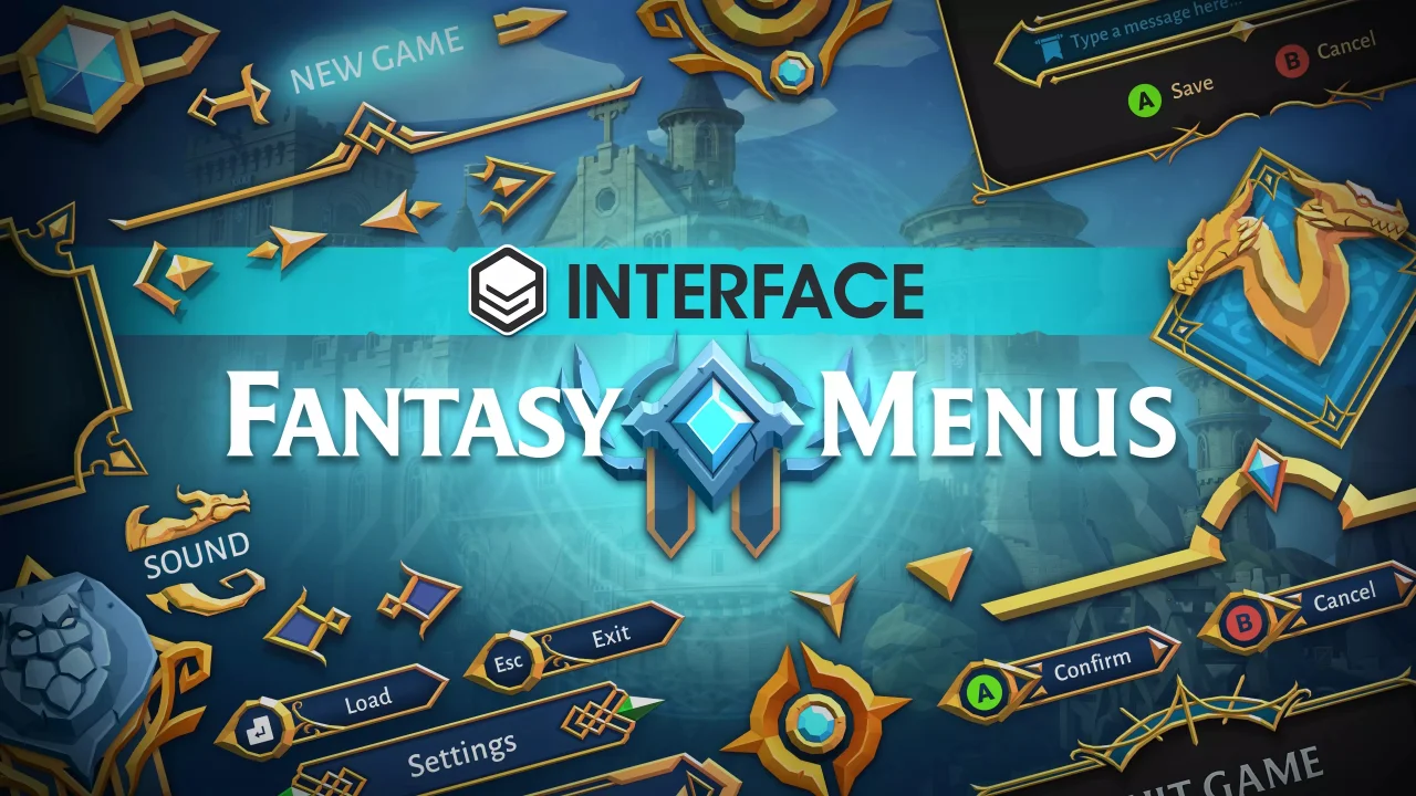 Fantasy Menus - Synty INTERFACE - GUI — screenshot 1