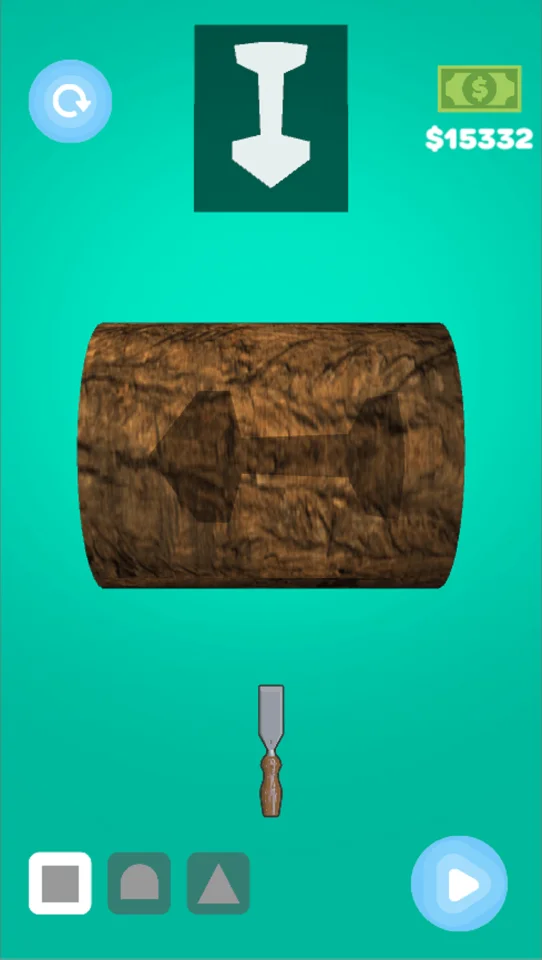Wood Cutting and Painting Hyper Casual Game Template — screenshot 1