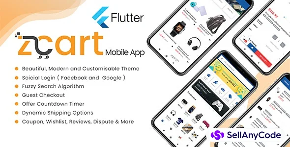 Customer App for zCart Multi-Vendor Marketplace